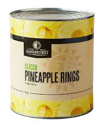 Sandhurst Sliced Pineapple 3Kg